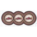 Capitol Importing Co 15 x 36 in TCP530 Christmas Truck Printed Tri Circle Runner 95530CT